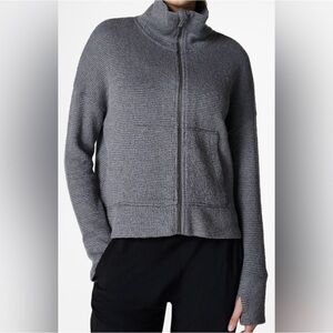 Sweaty Betty Restful Boucle Zip Through
